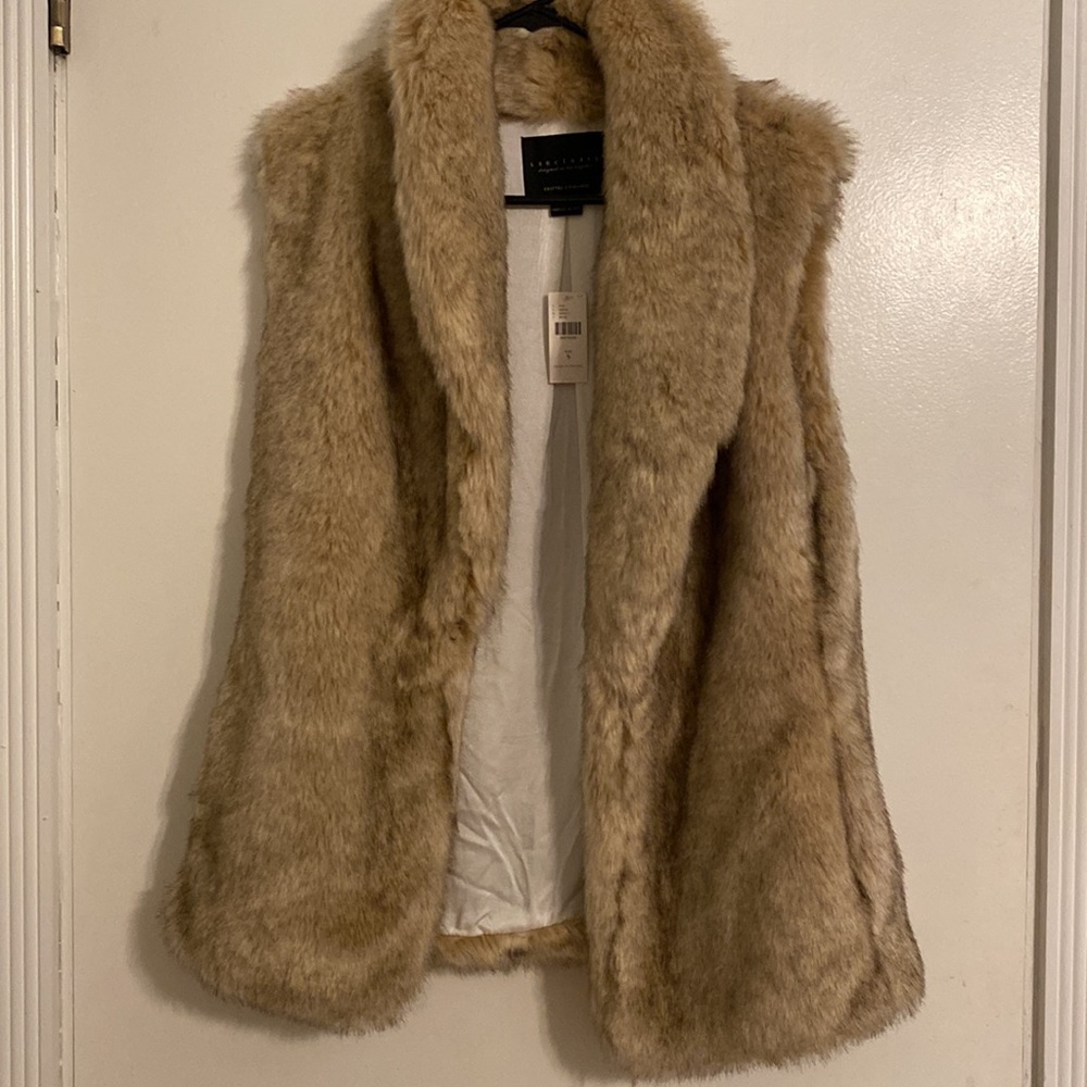 Anthropologie Sanctuary Faux Fur Vest - NWT